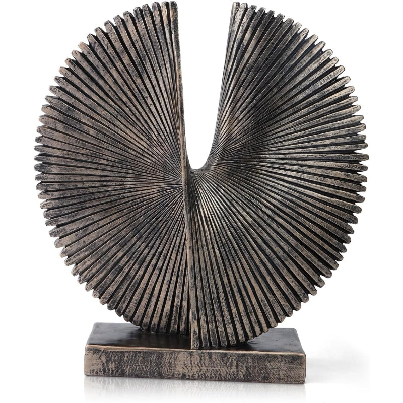 Modern Abstract Round Decor Sculpture
