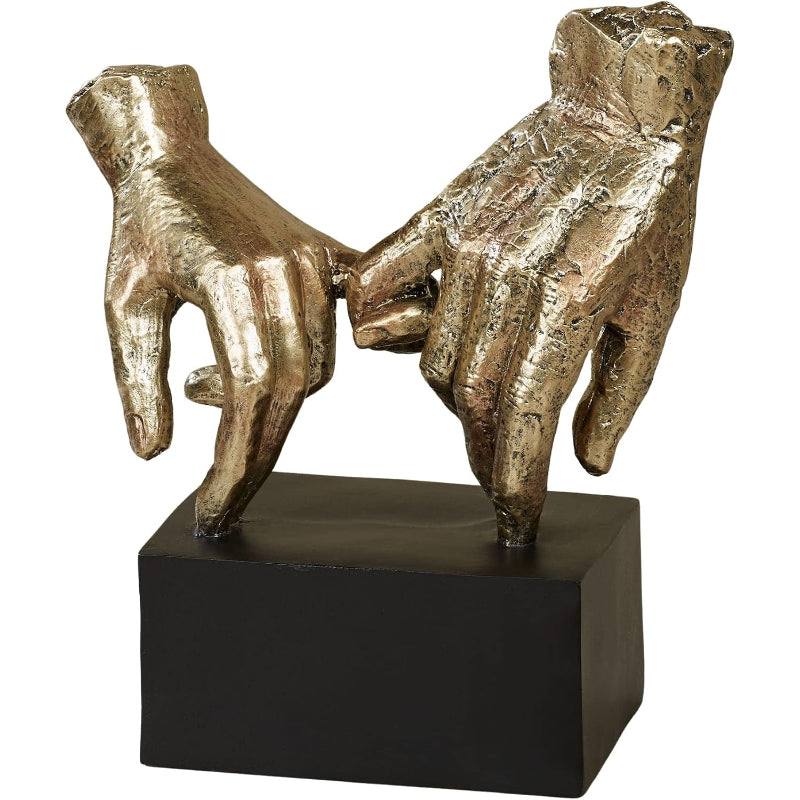 Gold Hands Table Sculpture