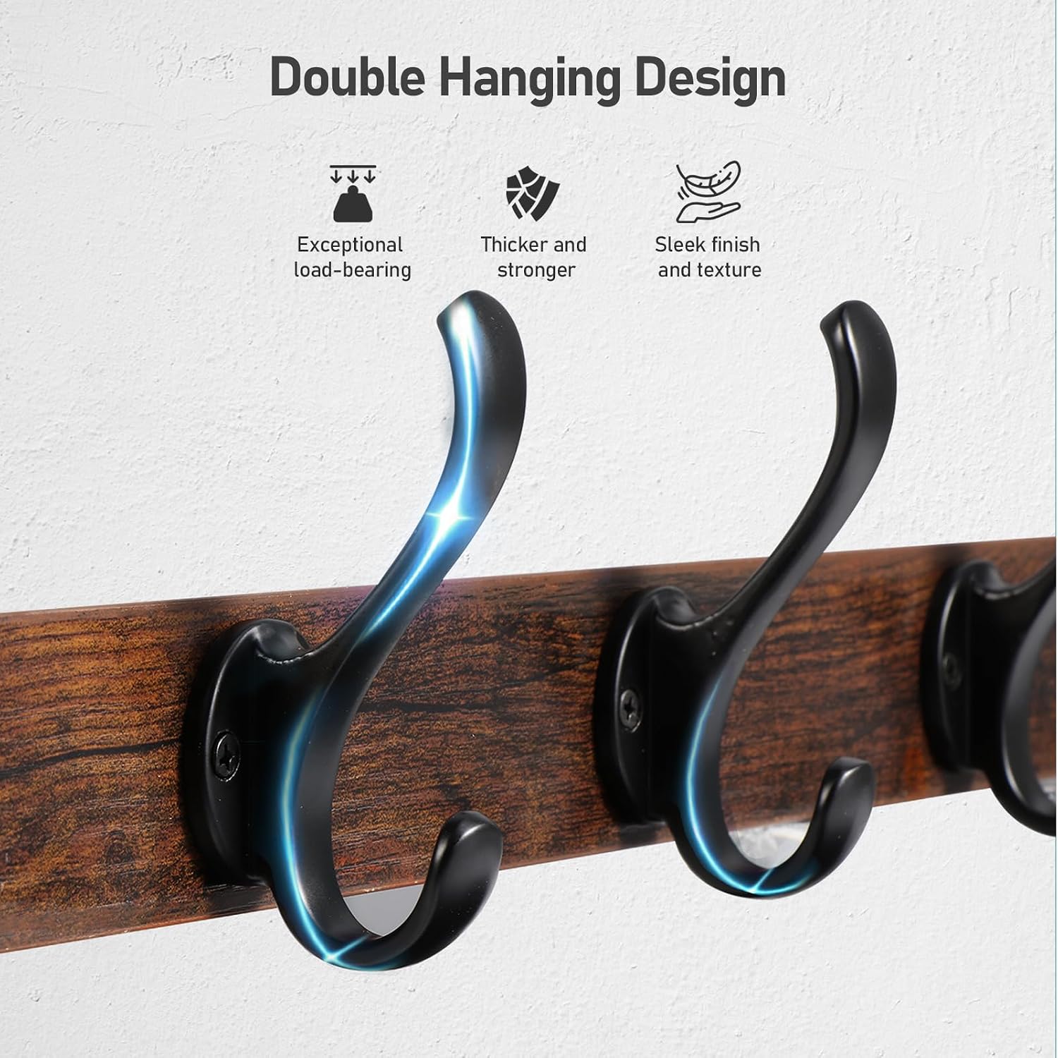 29‑Inch Rustic Wall Mount Coat Rack with Shelf