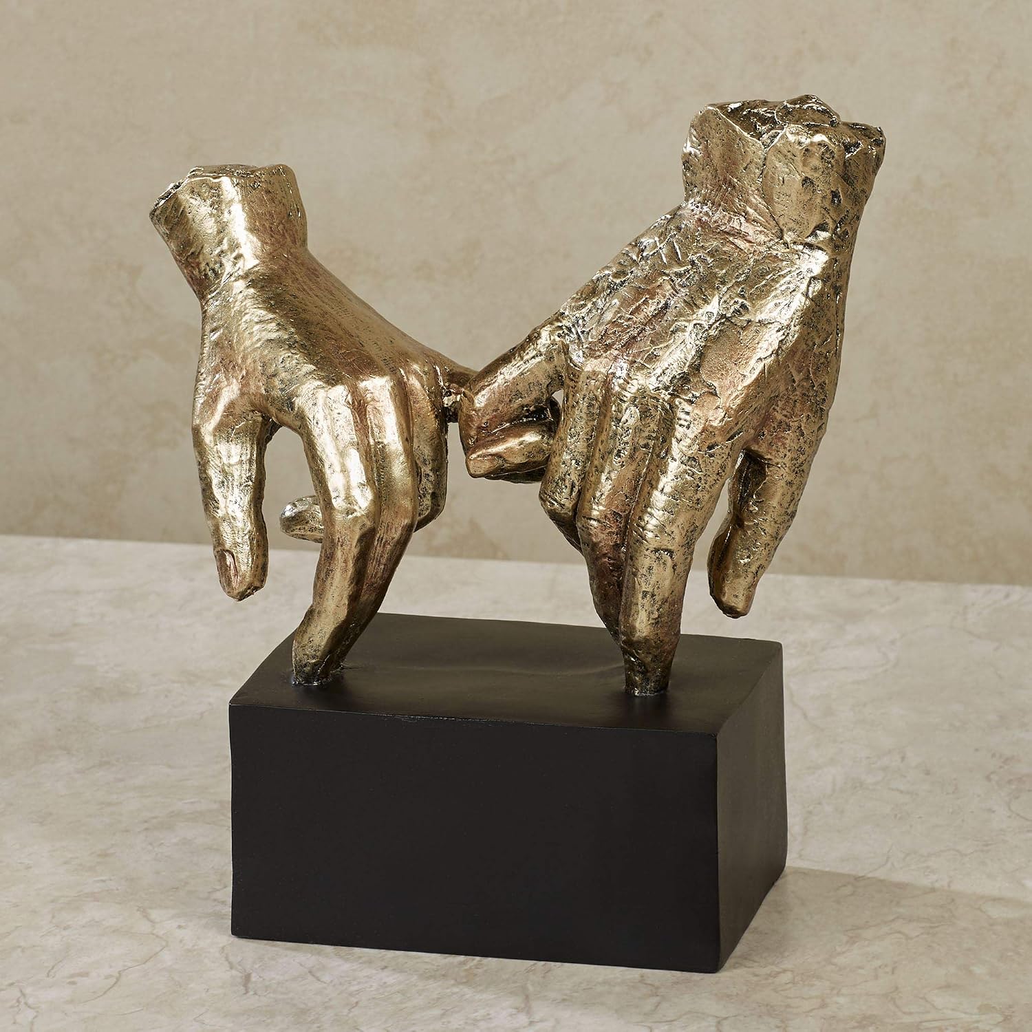 Gold Hands Table Sculpture