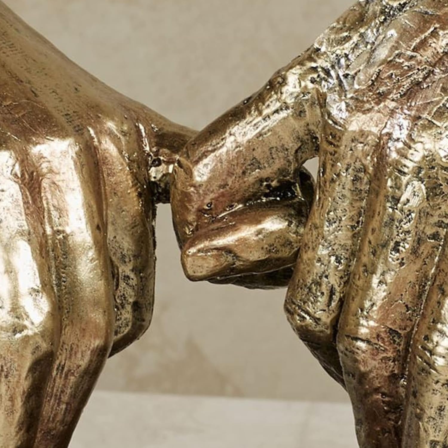 Gold Hands Table Sculpture