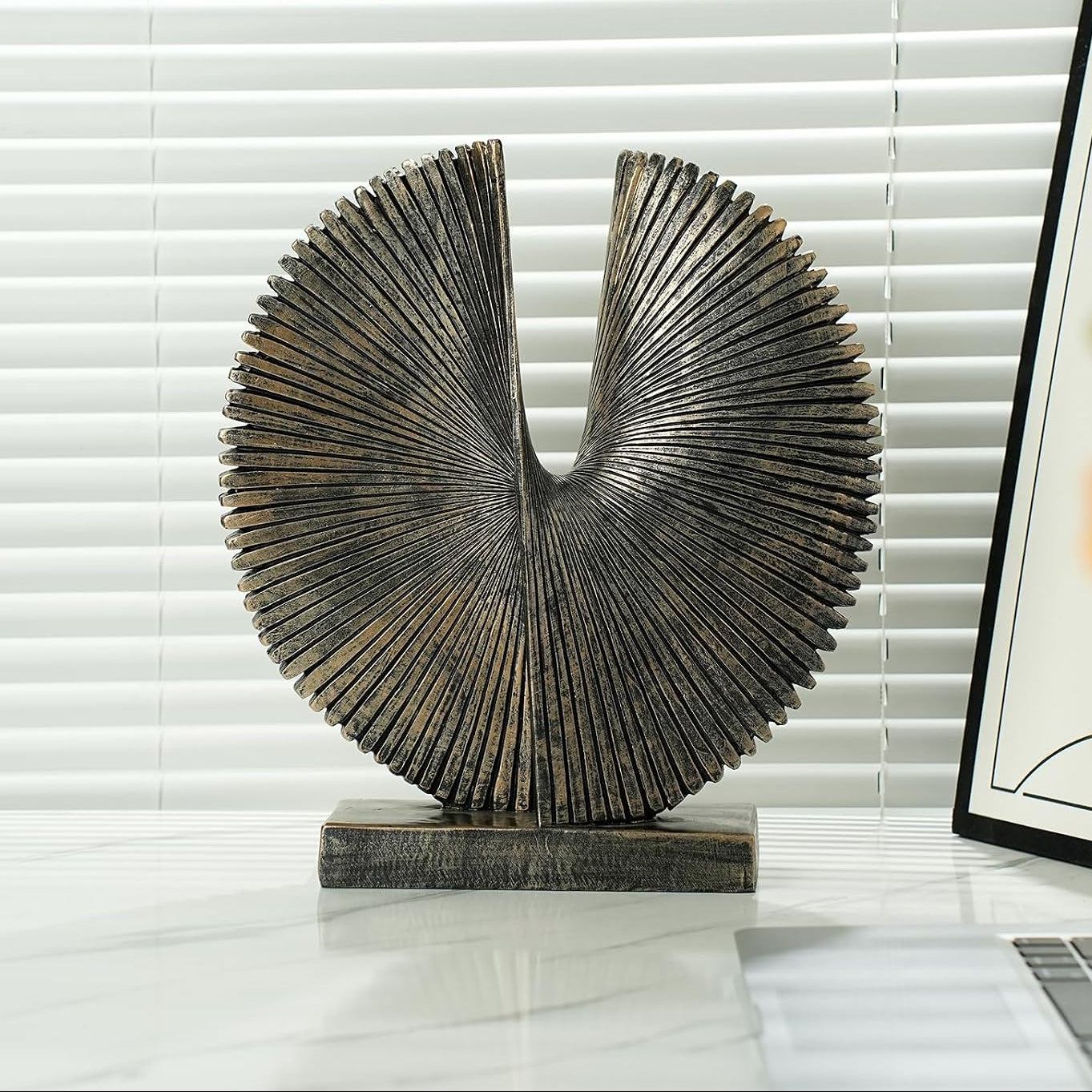 Modern Abstract Round Decor Sculpture