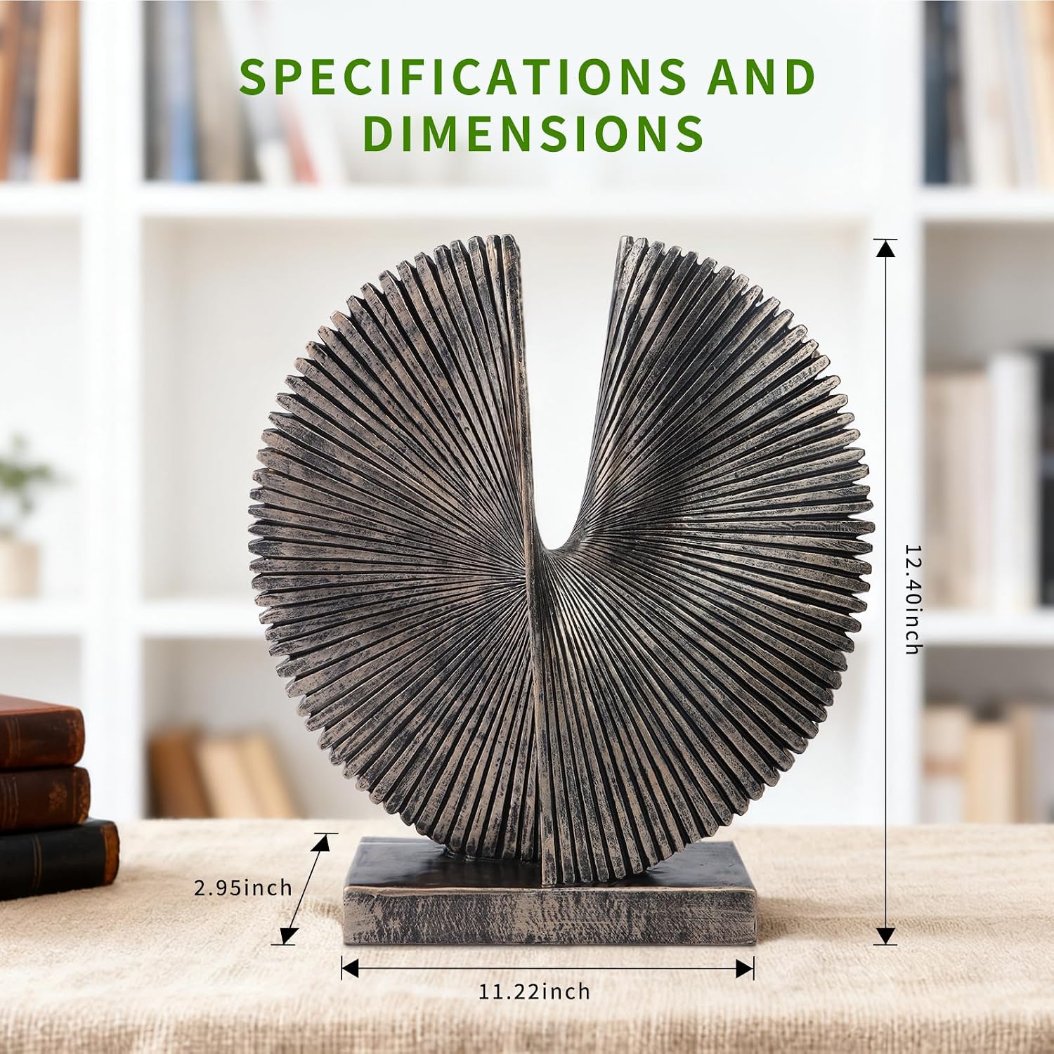 Modern Abstract Round Decor Sculpture