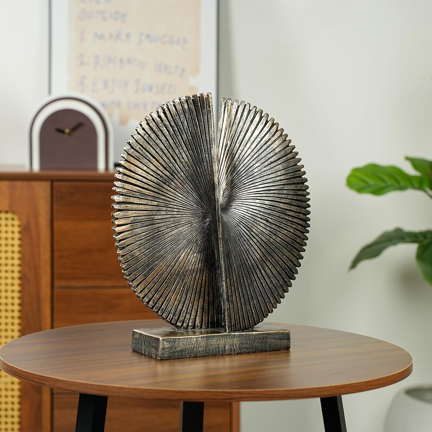 Modern Abstract Round Decor Sculpture